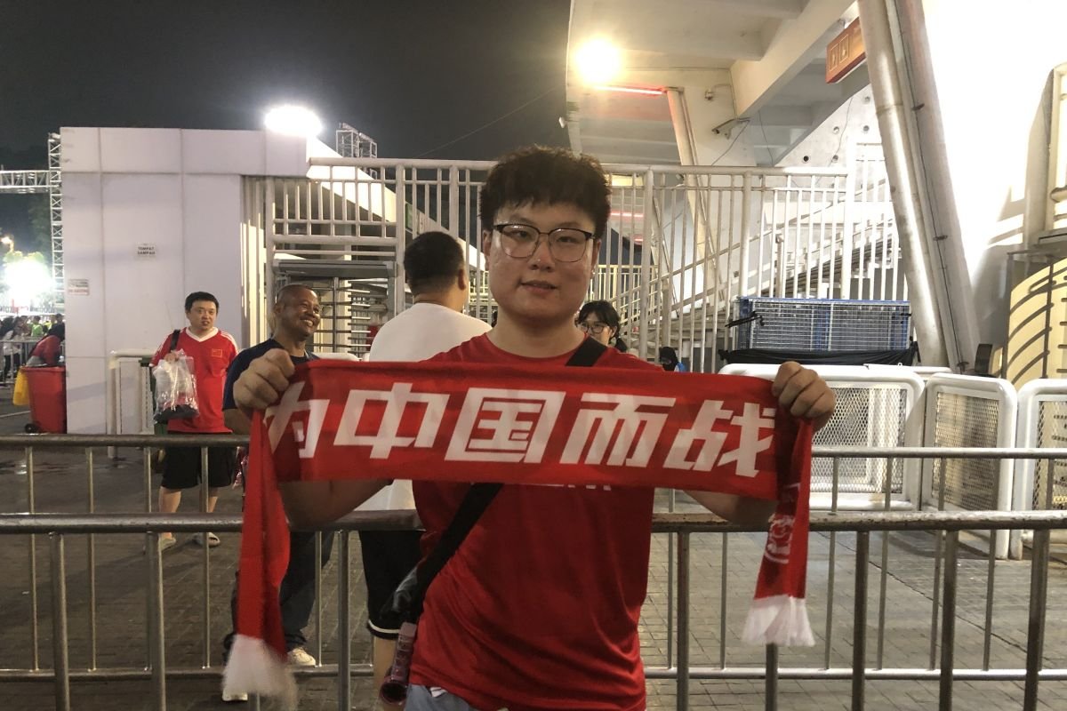 Pendukung China Meragukan Kemenangan Timnya atas Indonesia
